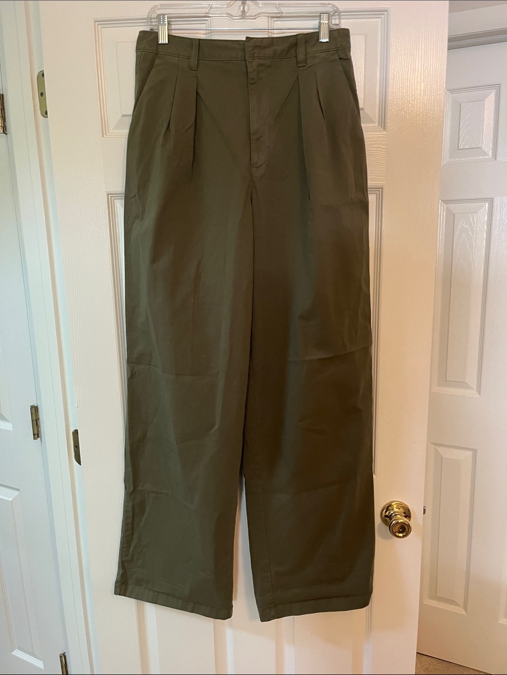 GAP Wide Leg Pleated Chinos